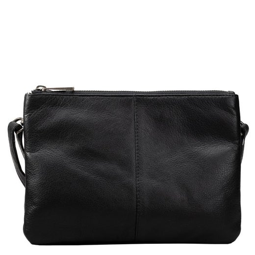 A. Eriksson Oy, H&ouml;gsar Henni | Nahkainen olkalaukku, musta