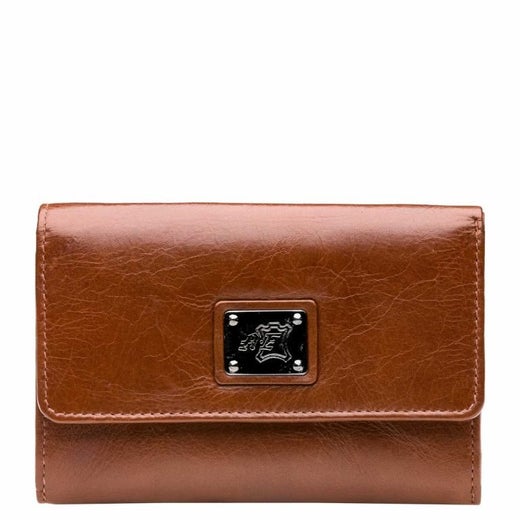 A. Eriksson Oy Ut&ouml; Ulla, keskikokoinen nahkalompakko isolla ajokorttipaikalla, ruskea