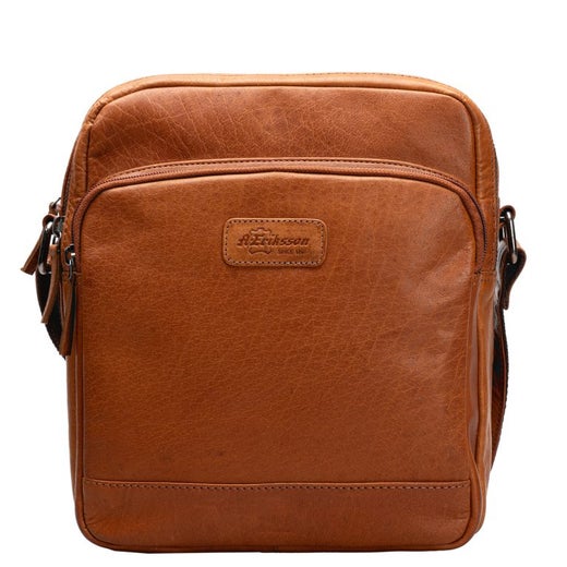 A. Eriksson Oy, Ecker&ouml; Ewan | Nahkainen isompi olkalaukku, konjakki