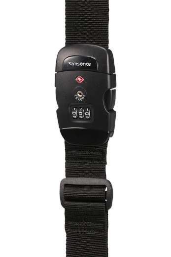 Samsonite | Matkalaukkuhihna TSA-lukolla | Musta