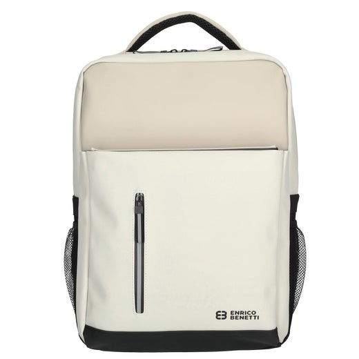 Enrico Benetti | Finnair 40cm vedenpit&auml;v&auml; matkareppu, beige/musta