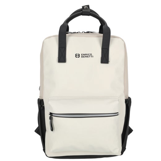 Enrico Benetti | Vedenpit&auml;v&auml; Finnair 40cm matkareppu, musta-beige