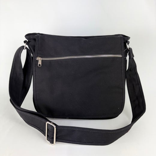 Pigeon Collection | Canvas l&auml;pp&auml;laukku, musta