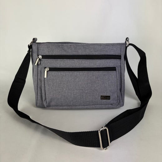 Baxxini kankainen olkalaukku | 6033 harmaa