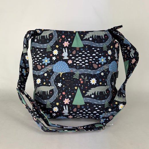 Baxxini kankainen olkalaukku / kassi | 5654, satumets&auml;