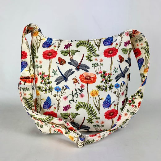 Baxxini kankainen olkalaukku / kassi | 5654, kukat