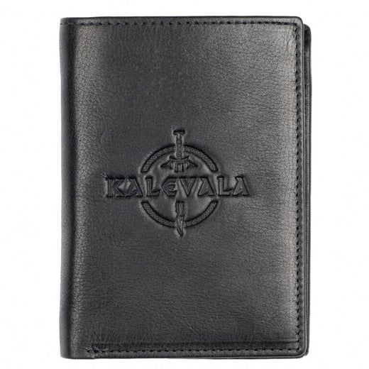 A. Eriksson KALEVALA keskikokoinen nahkalompakko | Tapio musta