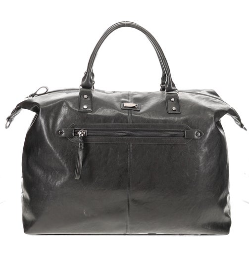 Migant | Tilava matkakassi (sis. pitk&auml;n hihnan), musta