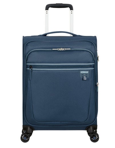 American Tourister Aerospin | Laajennettava XL lentolaukku 55cm (47-51L, 1,9kg) | Indigo