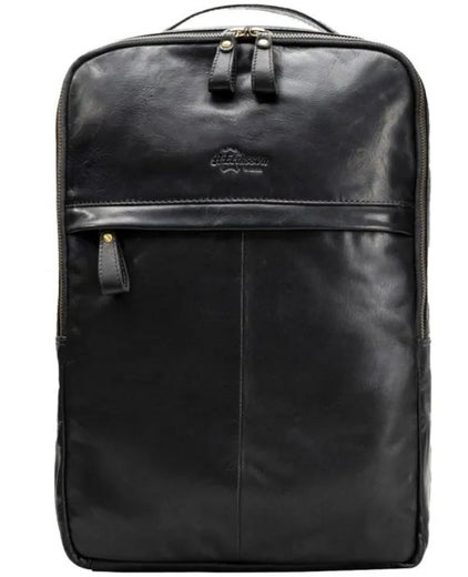 A. Eriksson Oy, Poikko Pirkka | Nahkainen matkareppu (PC 14"), musta