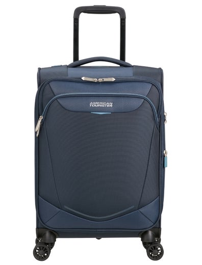 American Tourister SummerRide | Laajennettava cabin KLM 55x35x22-25cm (1,9kg) | Navy