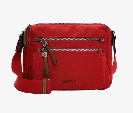 Emily & Noah | Esther, kankainen olkalaukku | Punainen