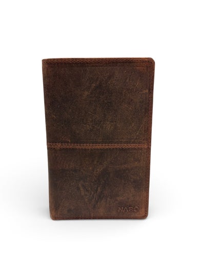 NABO | RFID-lompakko pitk&auml; NK-206 antiikkinahka, ruskea