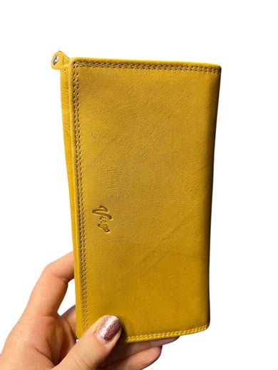 Virgo tilava RFID-haitarilompakko 22688 antiikki keltainen