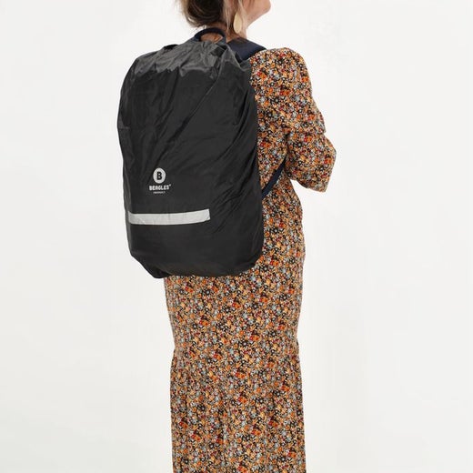 Beagles | Sadesuoja reppuun heijastimella, musta