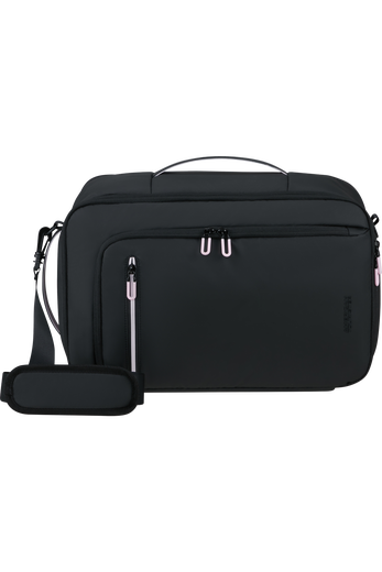 American Tourister Puffypop | 3-way matkareppu/kassi, Ryanair 40cm | Musta