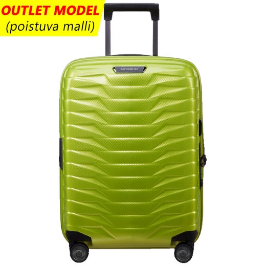 TARJOUS, ALE -20%  Samsonite Proxis | Matkalaukku 55x40x20/23 laajeneva, USB |  Lime vihre&auml;